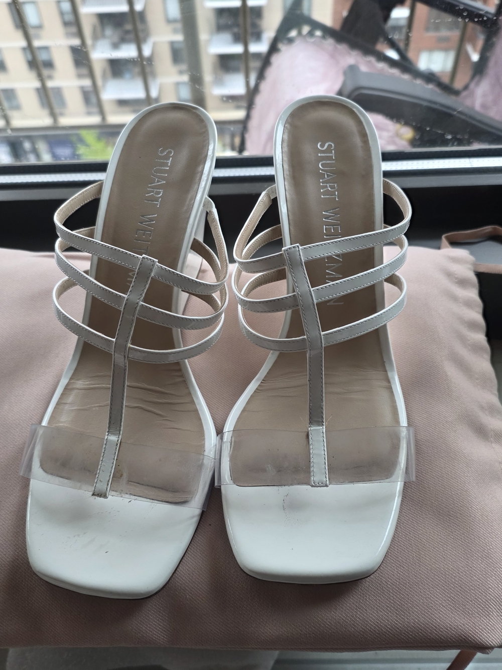 Stuart Weitzman Royal Blue Wedges